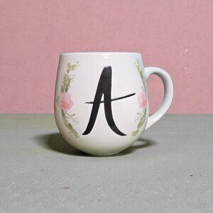 Prima Design Monogrammed Letter A Coffee Mug Cup